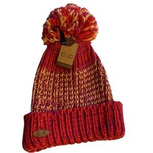 🆕 C.C. Cuffed Pom Beanie ⭐️